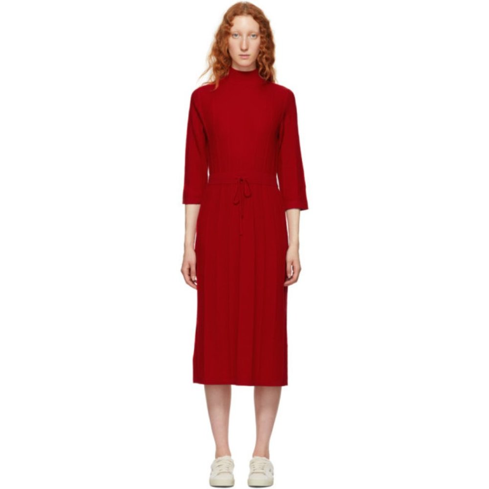 APC Viviane Dress Red Knit